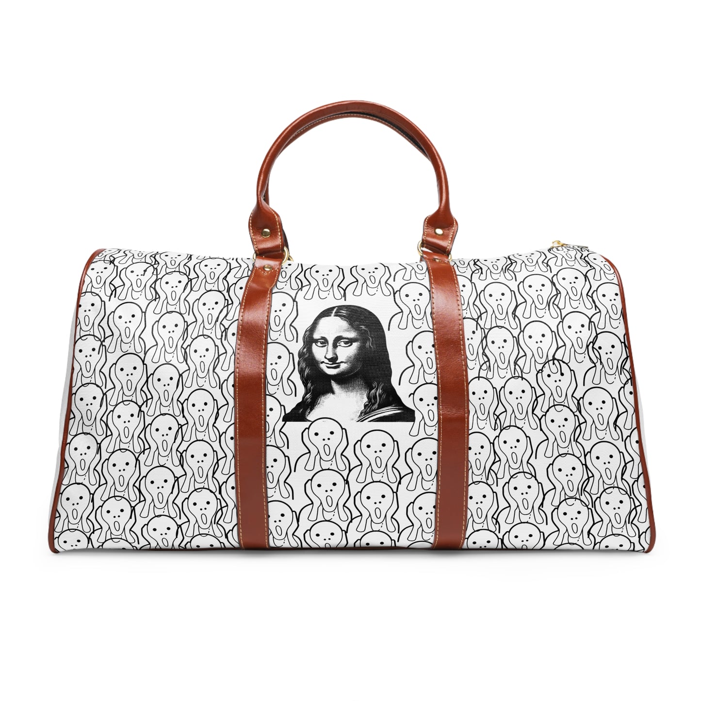 Mona Scream Ivory Limited Edition Waterproof Travel Bag
