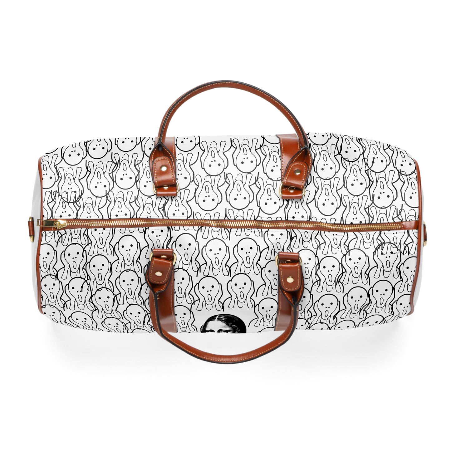Mona Scream Ivory Limited Edition Waterproof Travel Bag