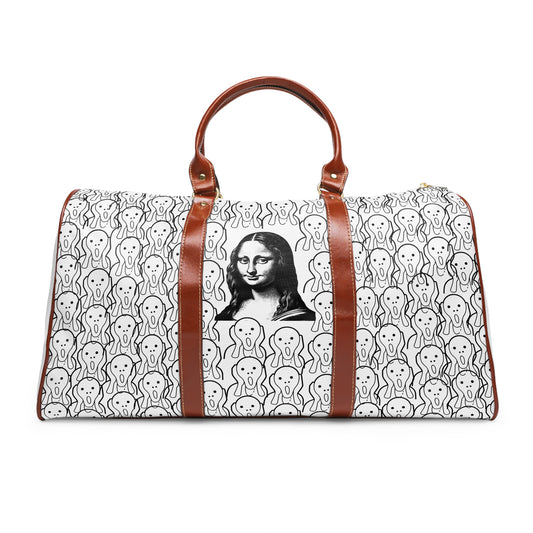 Mona Scream Ivory Limited Edition Waterproof Travel Bag